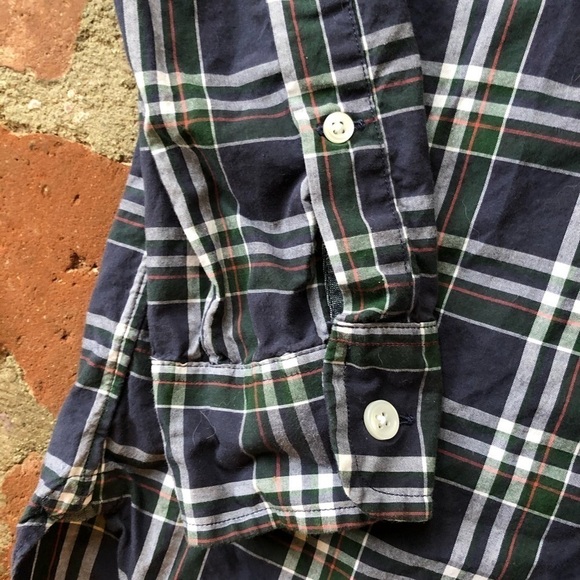 J. Crew size XS (13-13.5) plaid button down shirt - Picture 6 of 7